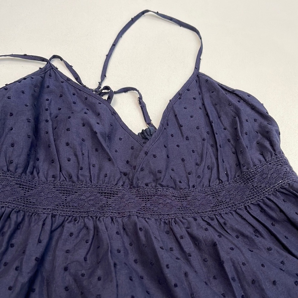 Iris Basic Navy Racerback Tank Top - Picture 7 of 10